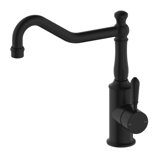 Nero York Kitchen Mixer Hook Spout - Matte Black