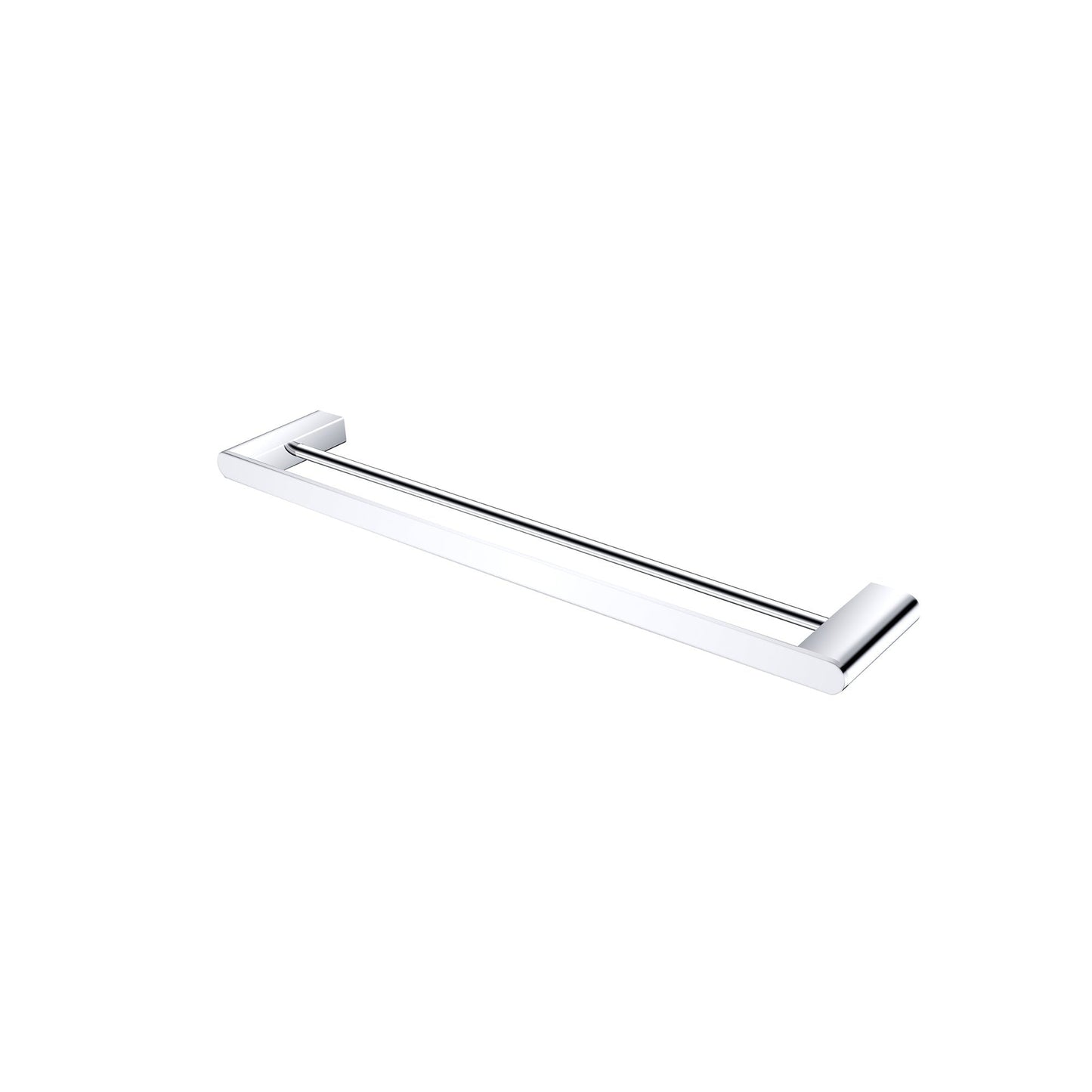 Nero Bianca Double Towel Rail - Chrome