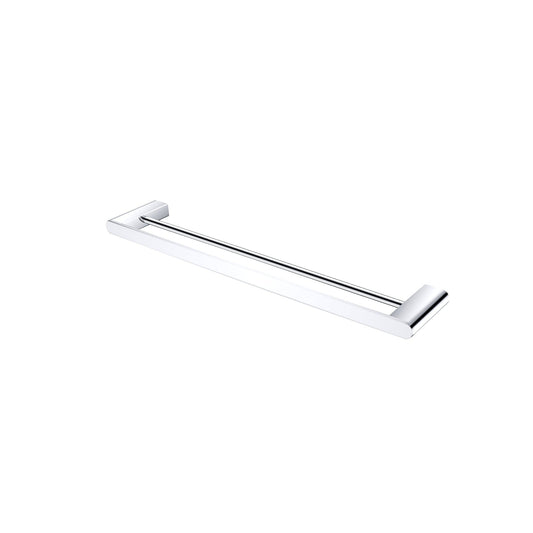 Nero Bianca Double Towel Rail - Chrome