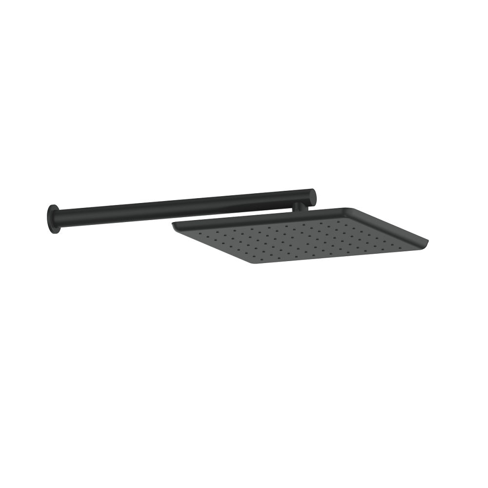 Greens Skyla Wall Shower, Matte Black, 186001MB