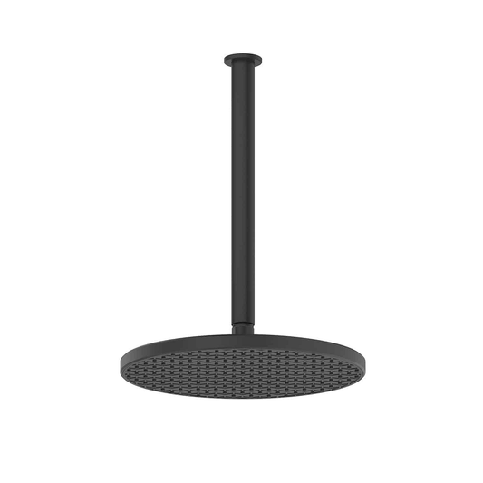 Greens Glide Rainboost Ceiling Shower, Matte Black, 57310MB