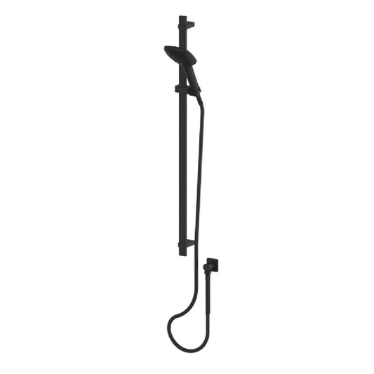 Greens Skyla Airflo Rail Shower, Matte Black, 186000MB