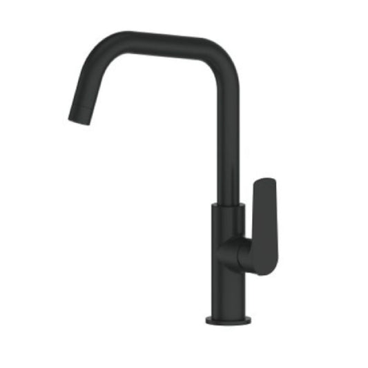 Greens Novi Sink Mixer Gooseneck with Smart Aerator, PVD Matte Black, LF24203540MB