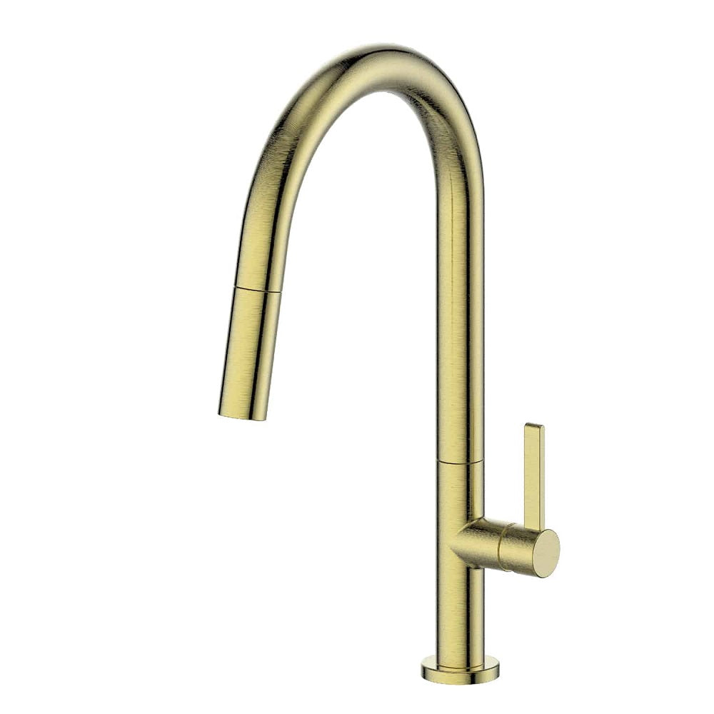 Greens Luxe Pull-Down Sink Mixer, PVD Brushed Brass, LF1810254BB
