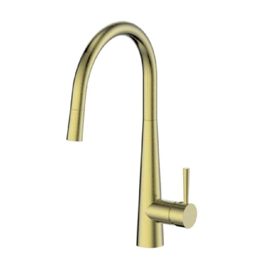 Greens Galiano Pull-Down Sink Mixer Brushed Brass 17520361 - Special Order