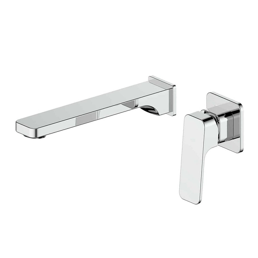 Greens Swept Wall Basin Mixer, Chrome, 18602520
