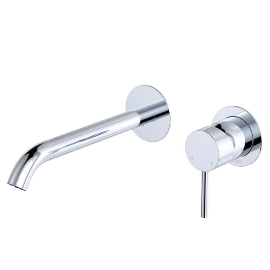 Fienza Kaya D228104-200 Basin/Bath Wall Mixer 200mm Dress Kit Round Plate Chrome - Special Order