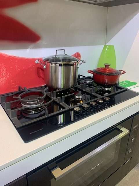 Kleenmaid GCTK9012MCOM Full Black 90cm Black Glass Cooktop