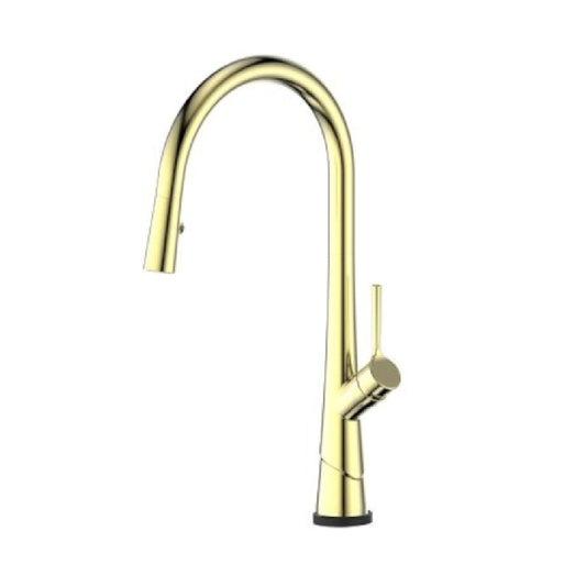 Greens Lustro Kontact™ Pull-Down Sink Mixer, PVD Brushed Brass, LF19580254BB