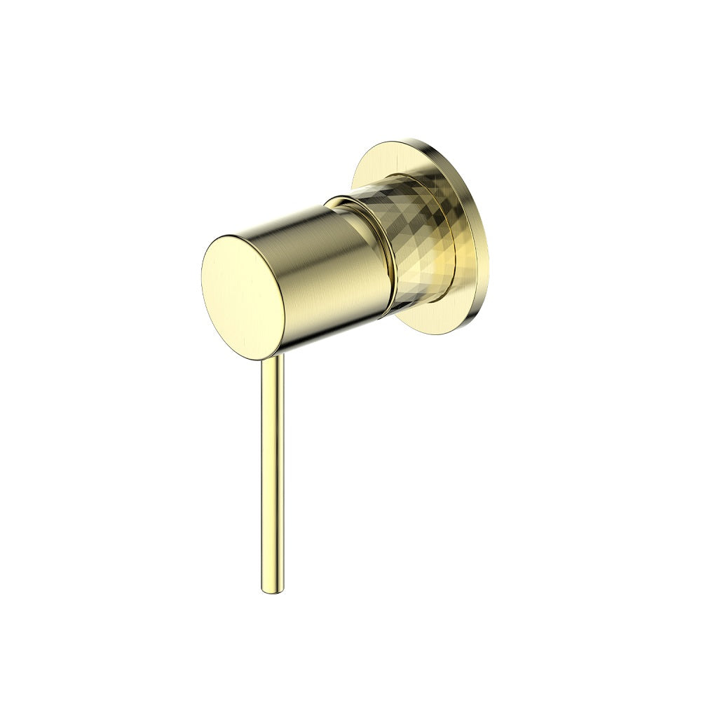 Greens Tesora Shower Trim Set, PVD Brushed Brass, 2130250BB