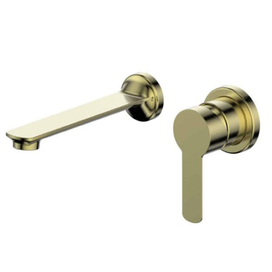 Greens Astro Ii Wall Basin Set, PVD Brushed Brass, LF251370BB
