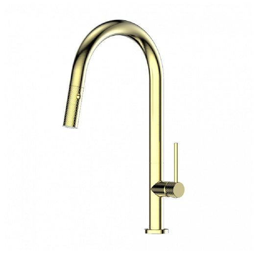 Greens Tesora Pulldown Sink Mixer, PVD Brushed Brass, LF2130254BB