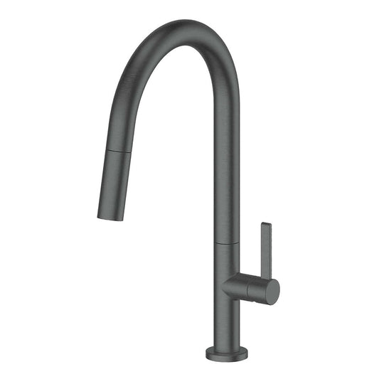 Greens Luxe Pull-Down Sink Mixer, PVD Gunmetal, LF1810254GM