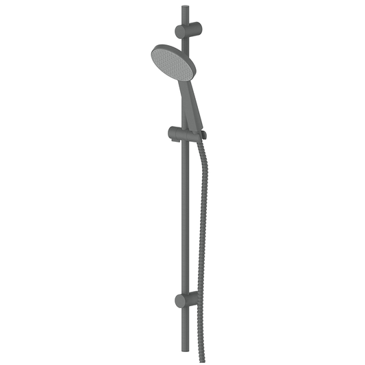 Greens Glide Rainboost Adjustable Rail Shower, PVD Gunmetal, 54400GM