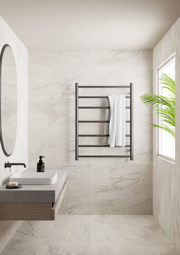 Nero NR190002HGR Heated Towel Ladder - Graphite