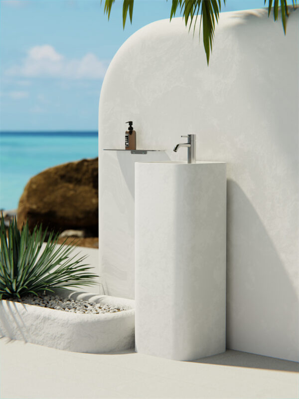 Nero ZEN SS316L Basin Mixer - Brushed Nickel