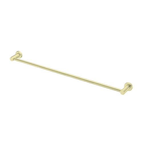 Nero Mecca Single Towel Rail - Brushed Gold