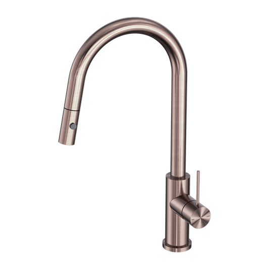 Nero NR221908BZ Mecca Pull Out Sink Mixer With Veggie Spray Function - Brushed Bronze