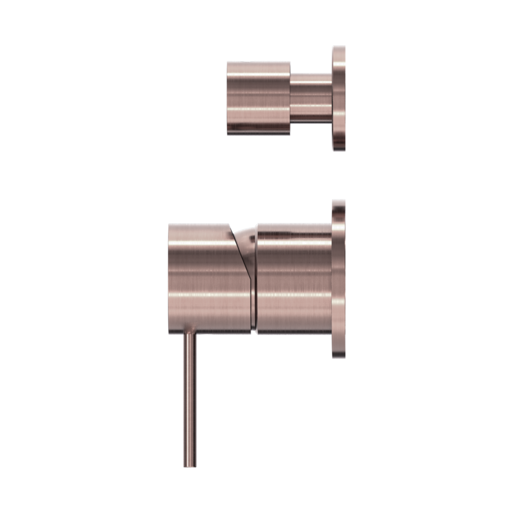 Nero NR221911SBZ Mecca Shower / Bath Diverter Separate Backplate - Brushed Bronze