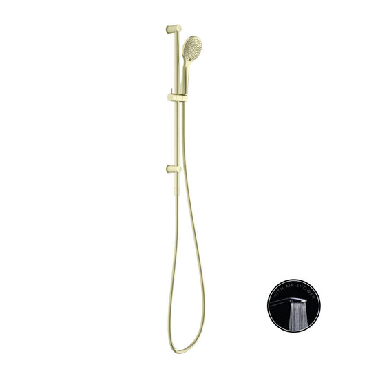 Nero NR251905aBG Opal Rail Shower With Air Shower - Brushed Gold