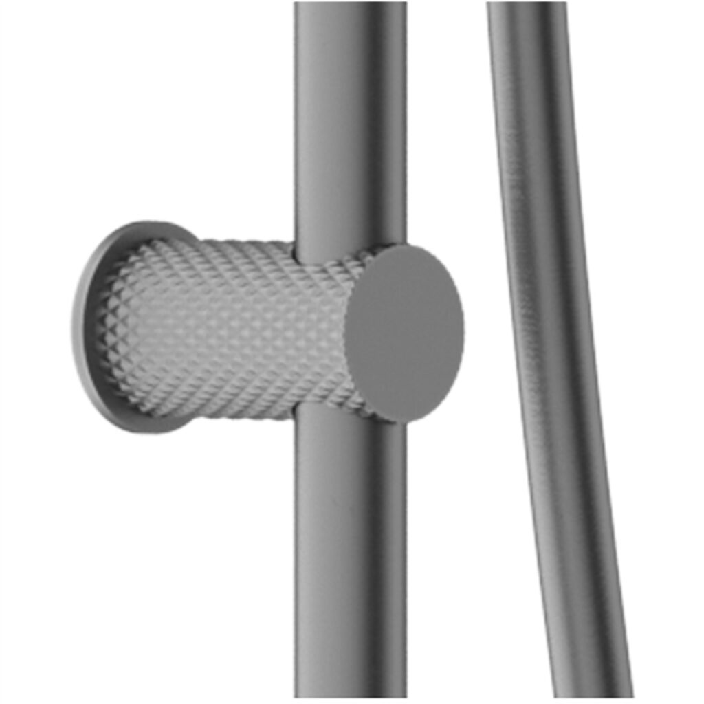 Nero NR251905dGR Opal Rail Shower - Graphite Gunmetal Grey