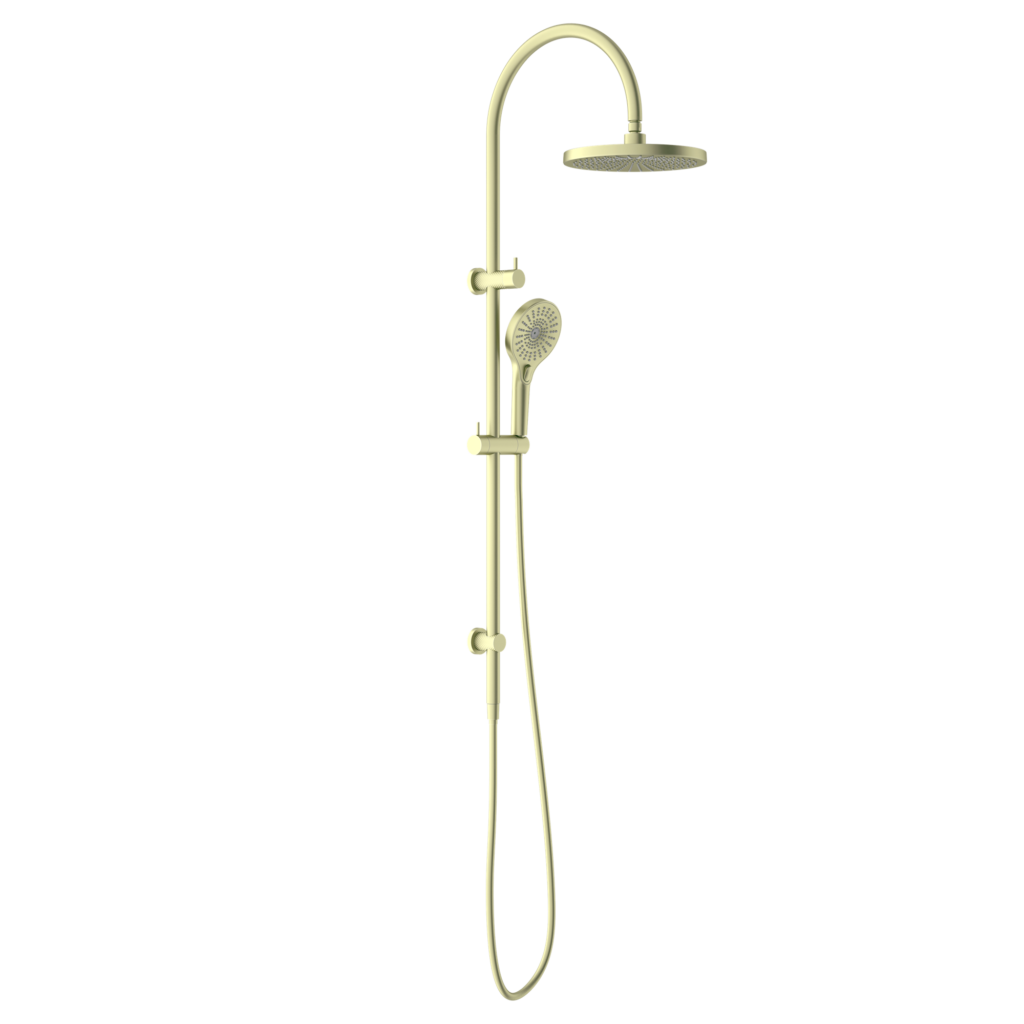 Nero NR251905eBG Opal Twin Shower Set - Brushed Gold