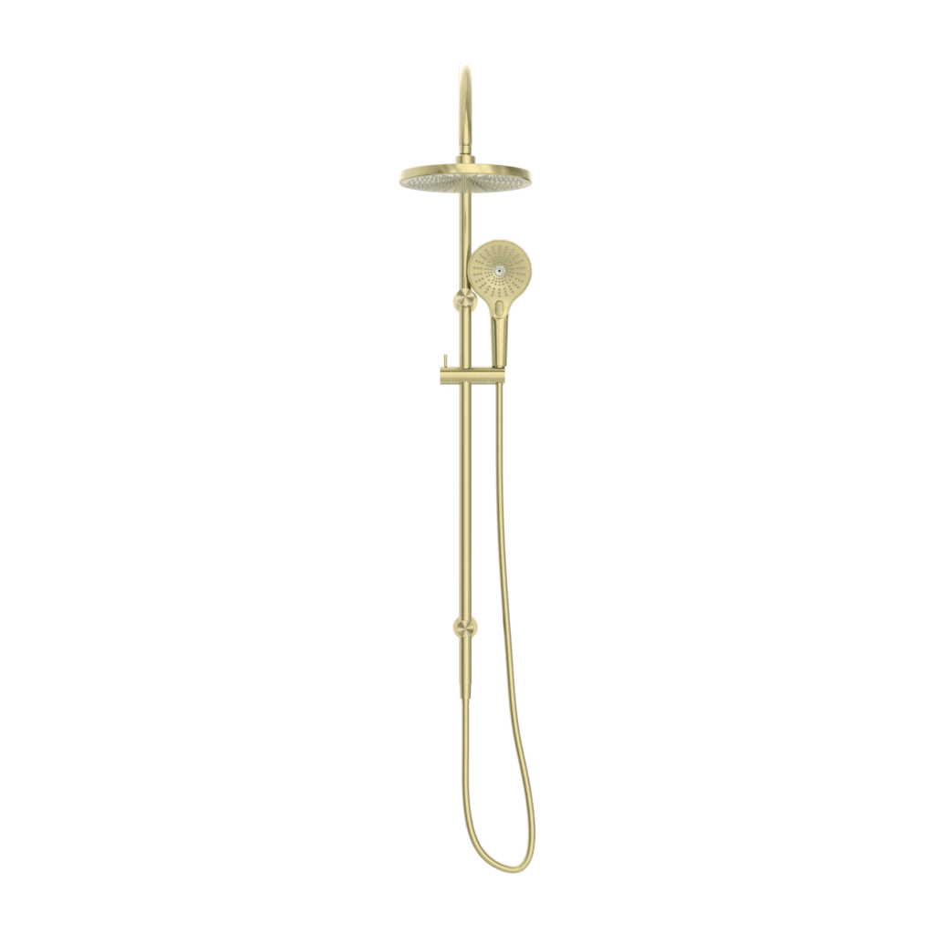 Nero NR251905eBG Opal Twin Shower Set - Brushed Gold