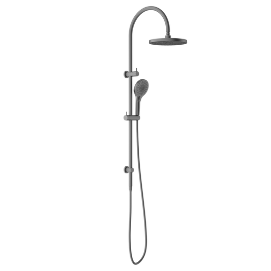 Nero NR251905eGR Opal Twin Shower Set - Graphite Gunmetal Grey