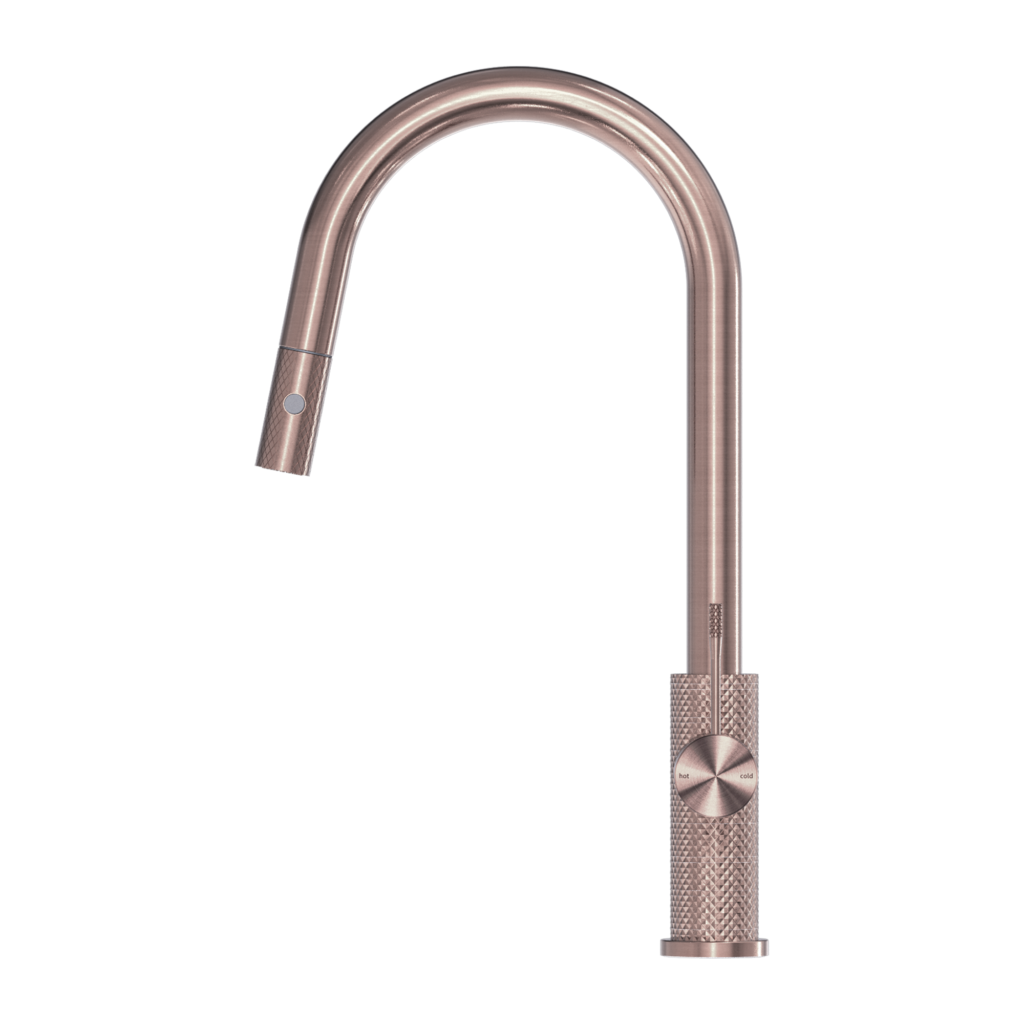 Nero NR251908BZ Opal Pull Out Sink Mixer - Brushed Bronze