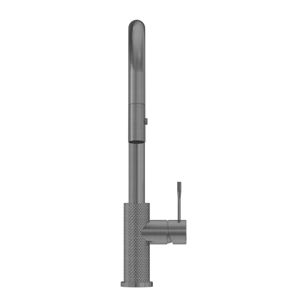 Nero NR251908GR Opal Pull Out Sink Mixer - Graphite Gunmetal Grey