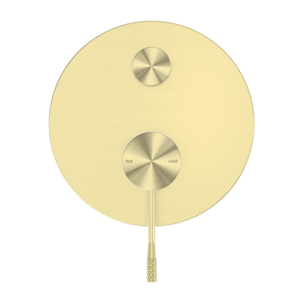 Nero NR251909aBG Opal Shower Mixer With Diverter - Brushed Gold