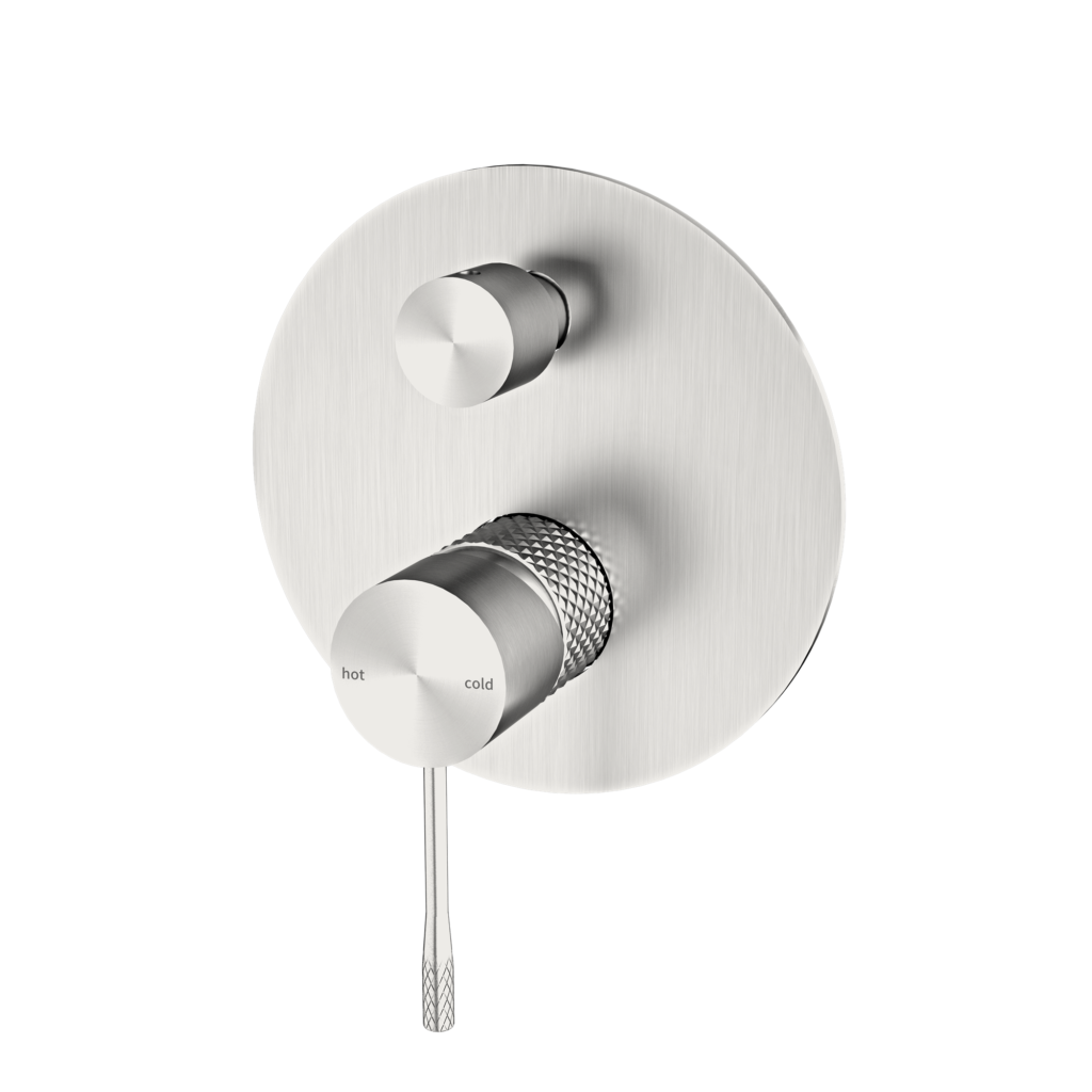 Nero NR251909aBN Opal Shower Mixer With Diverter - Brushed Nickel