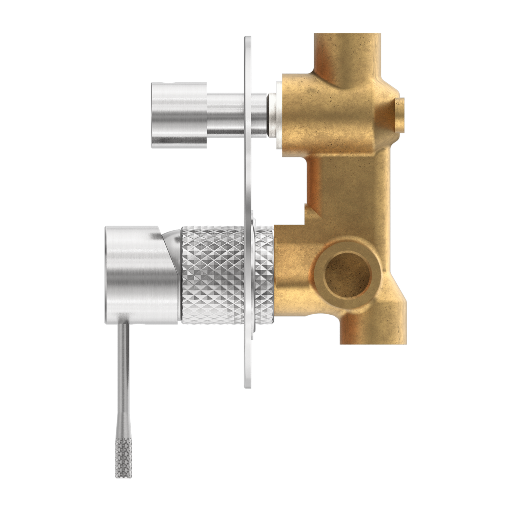Nero NR251909aBN Opal Shower Mixer With Diverter - Brushed Nickel
