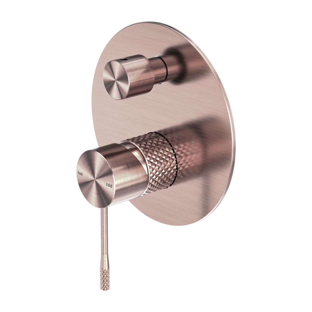 Nero NR251909aBZ Opal Shower Mixer With Diverter - Brushed Bronze