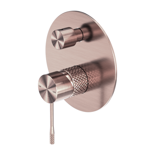 Nero NR251909aBZ Opal Shower Mixer With Diverter - Brushed Bronze