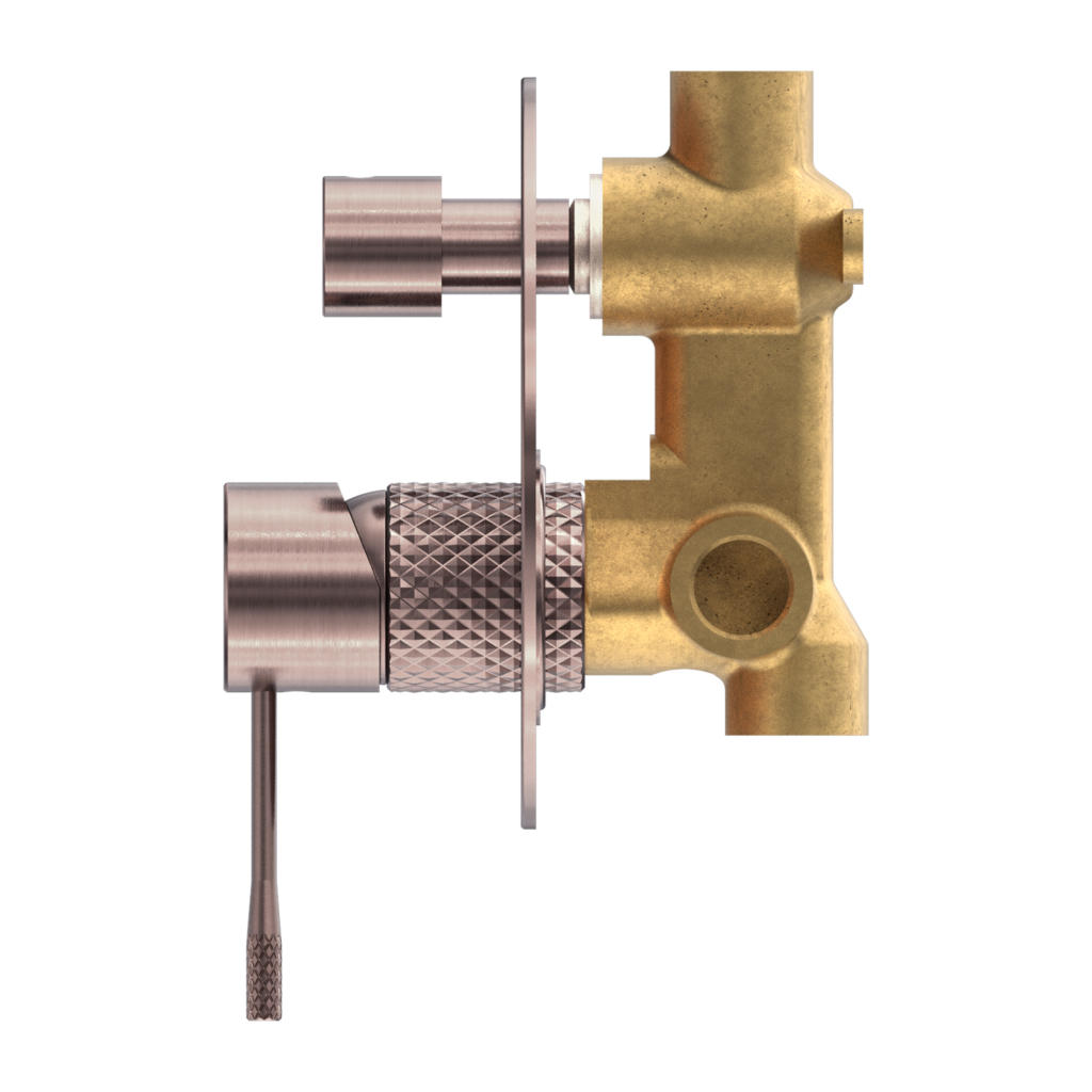 Nero NR251909aBZ Opal Shower Mixer With Diverter - Brushed Bronze