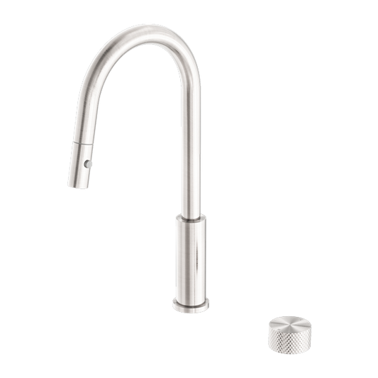 Nero NR252008BN Opal Progressive Pull Out Kitchen Mixer - Brushed Nickel