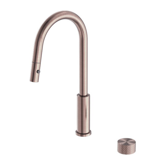 Nero NR252008BZ Opal Progressive Pull Out Kitchen Mixer - Brushed Bronze