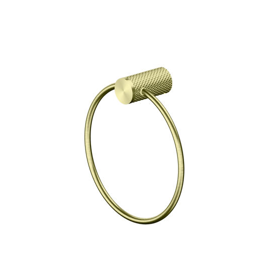 Nero NR2580aBG Opal Towel Ring - Brushed Gold