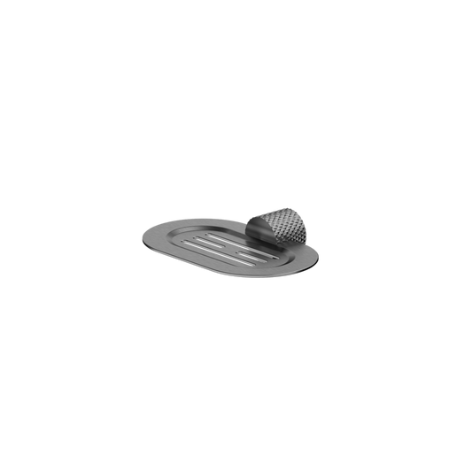 Nero NR2581GR Opal Soap Dish Holder - Graphite Gunmetal Grey