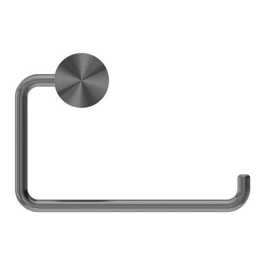 Nero NR2586GR Opal Toilet Roll Holder - Graphite Gunmetal Grey