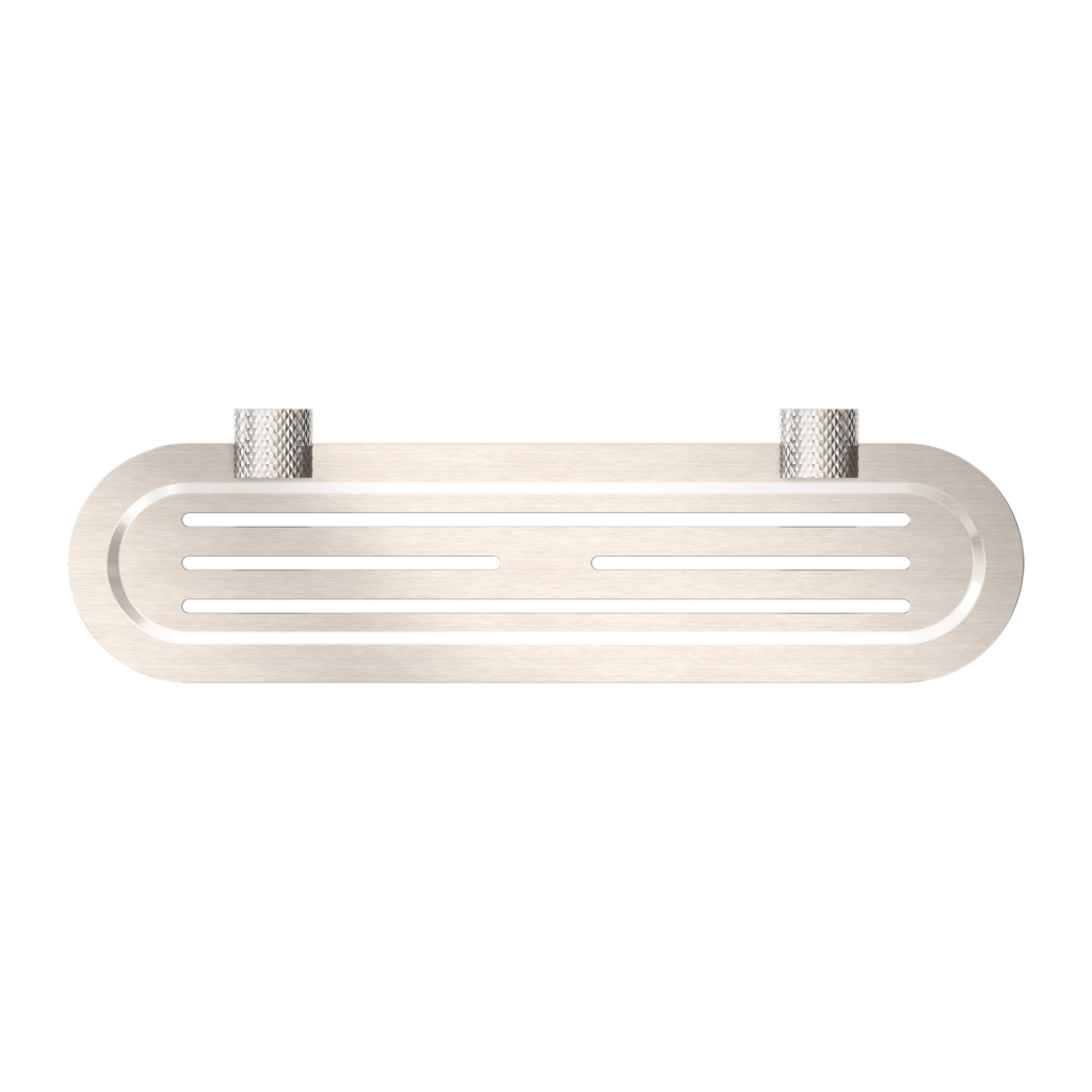 Nero NR2587aBN Opal Metal Shelf - Brushed Nickel