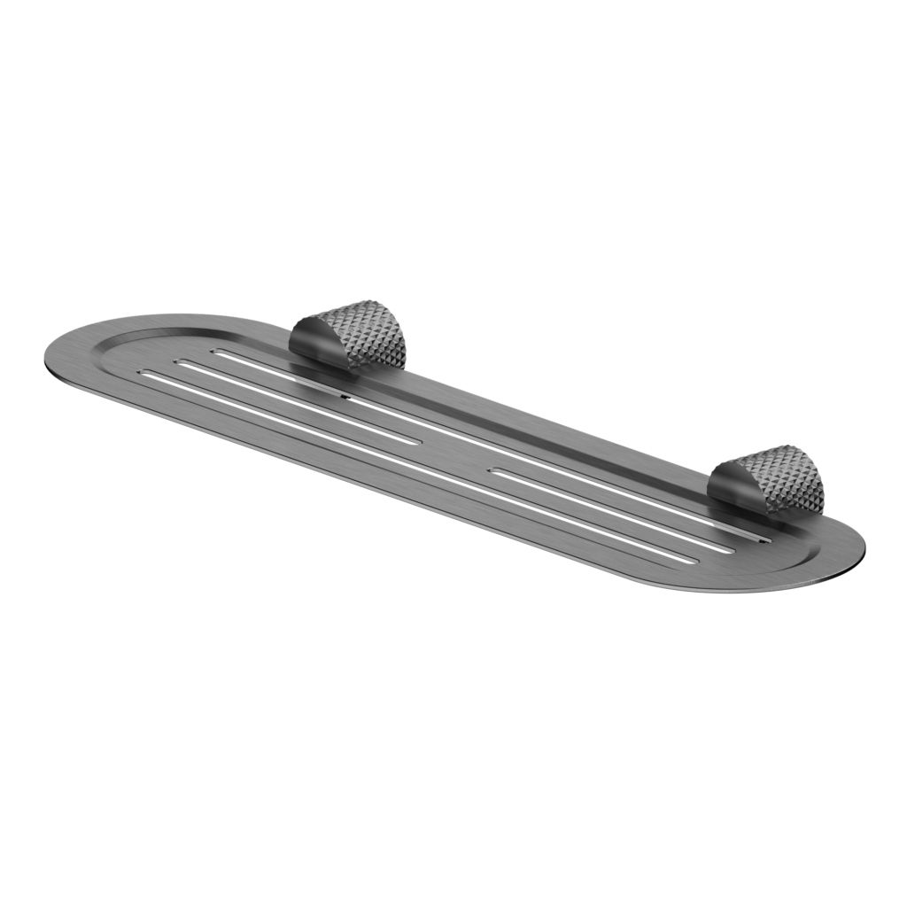 Nero NR2587aGR Opal Metal Shelf - Graphite Gunmetal Grey