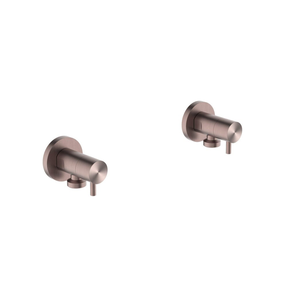 Nero NR262109dBZ Washing Machine Tap Set - Brushed Bronze