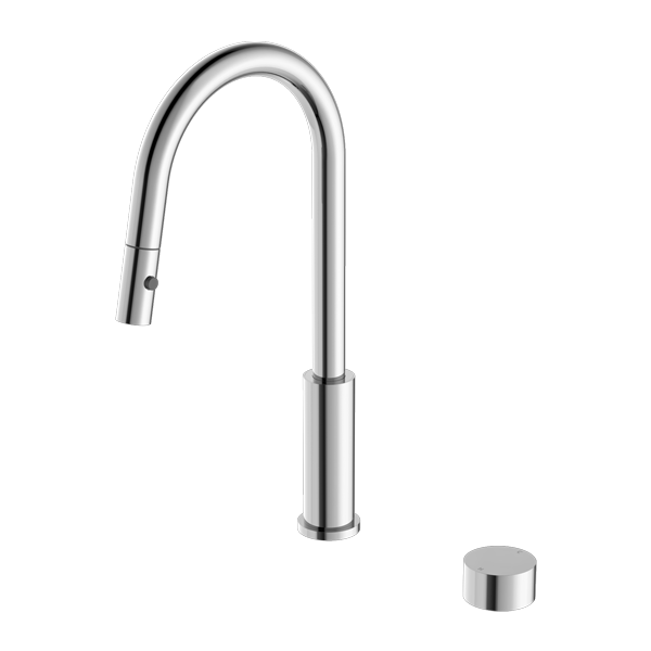 Nero NR271908CH Kara Progressive Pull Out Kitchen Mixer - Chrome