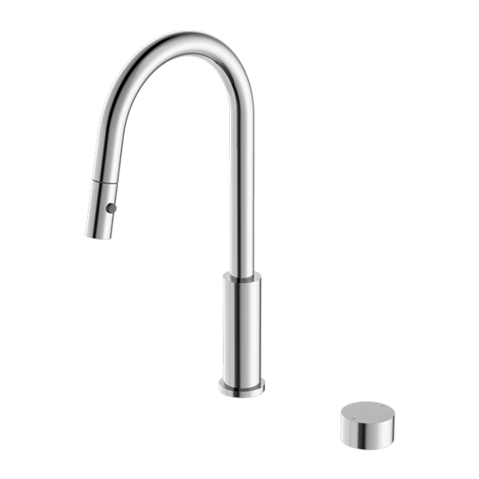 Nero NR271908CH Kara Progressive Pull Out Kitchen Mixer - Chrome