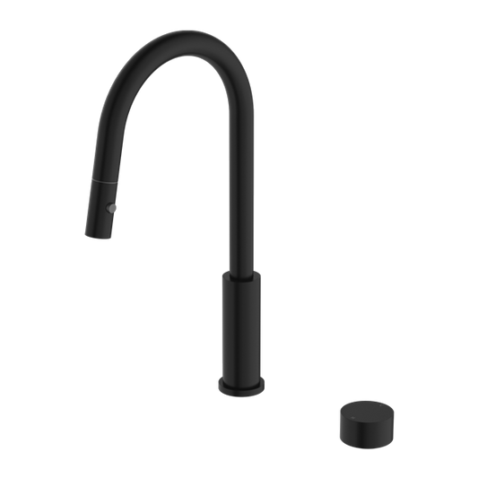 Nero NR271908MB Kara Progressive Pull Out Kitchen Mixer - Matte Black