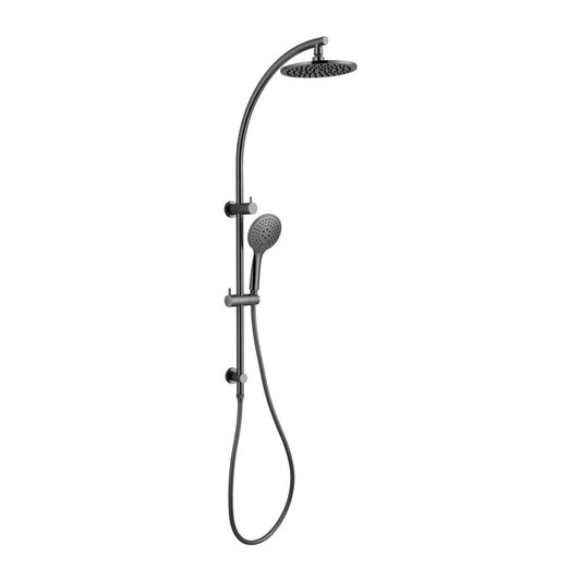 Nero NR280705eGM Dolce Shower Set - Gunmetal Grey