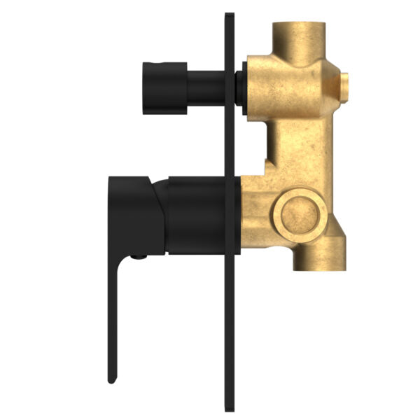 Nero NR321511AMB Bianca Shower / Bath Mixer with Diverter - Matte Black