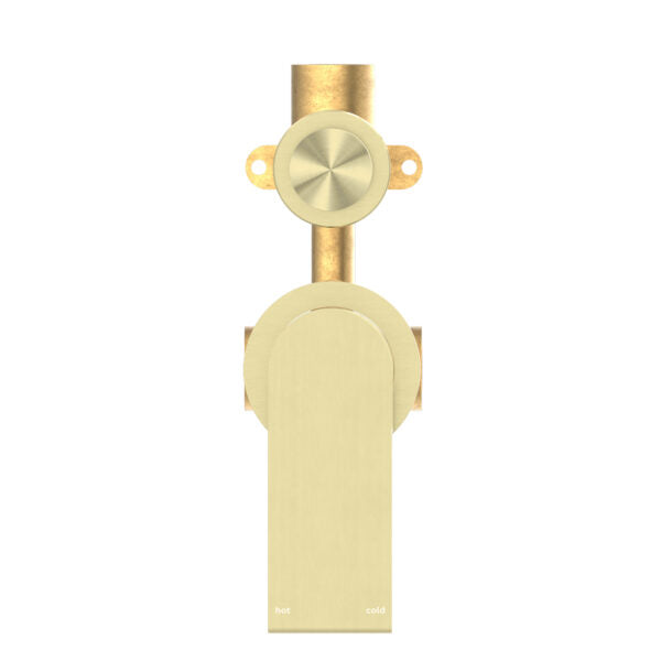 Nero NR321511GBG Bianca Shower / Bath Mixer with Diverter (Separate Backplates) - Brushed Gold